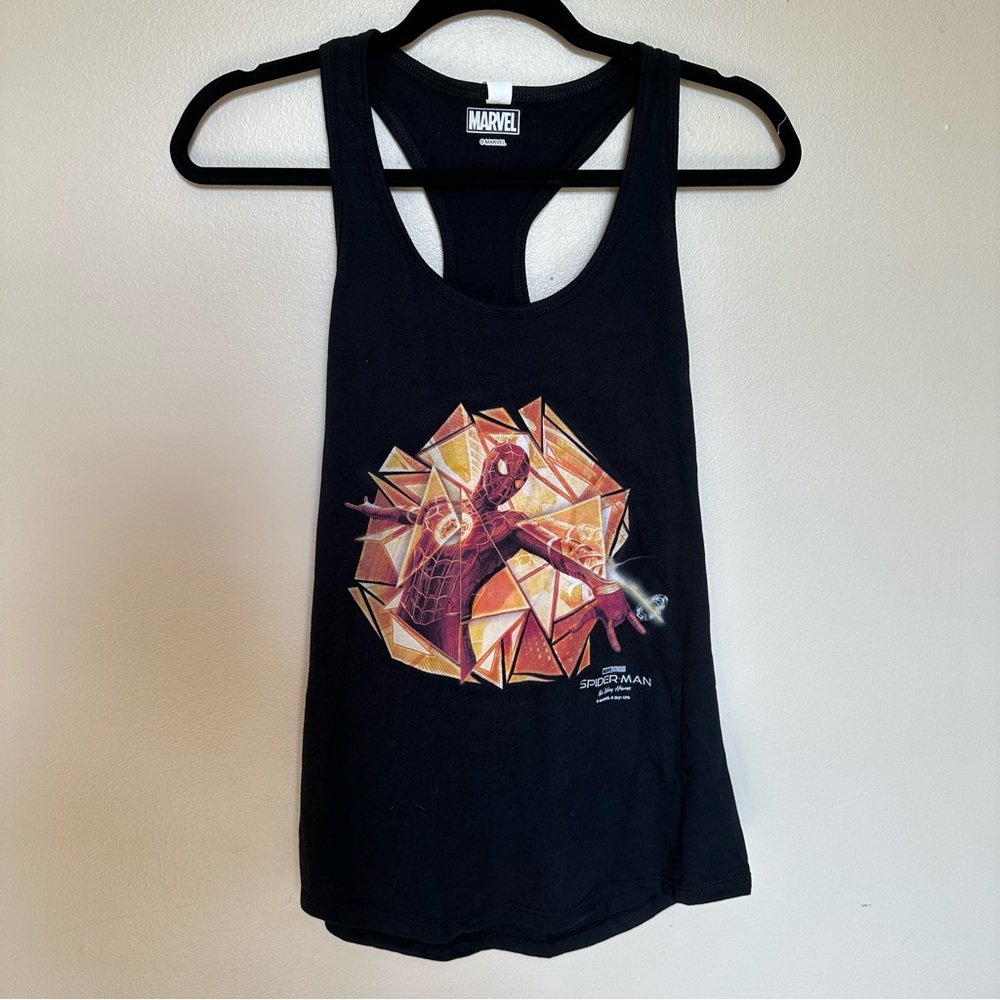 NWOT Spider-man racerback tank top